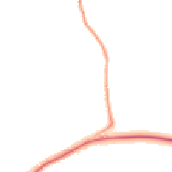 Night-time road noise heatmap for BS40 5AH