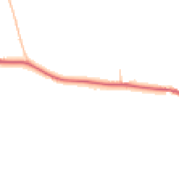 Daytime road noise heatmap for BS40 5DL