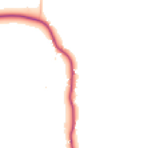 Daytime road noise heatmap for BS40 5ET