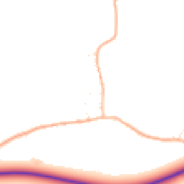 Daytime road noise heatmap for BS40 5HN