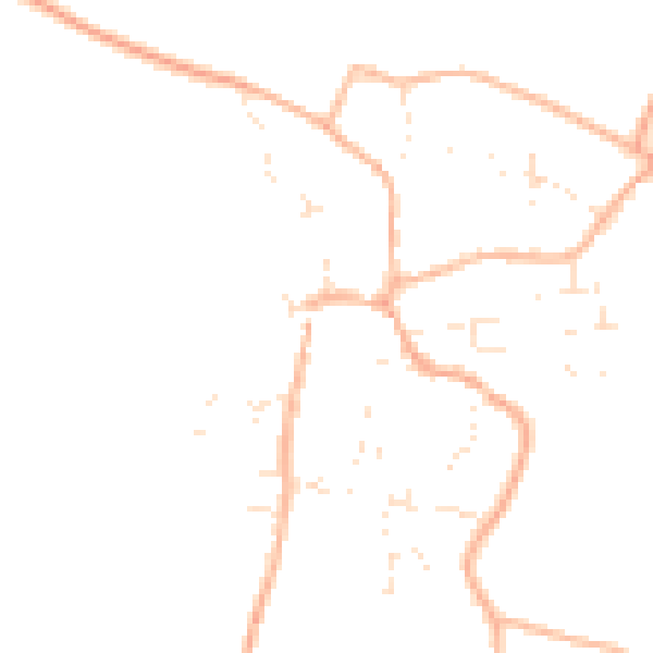 Daytime road noise heatmap for BS40 5JL