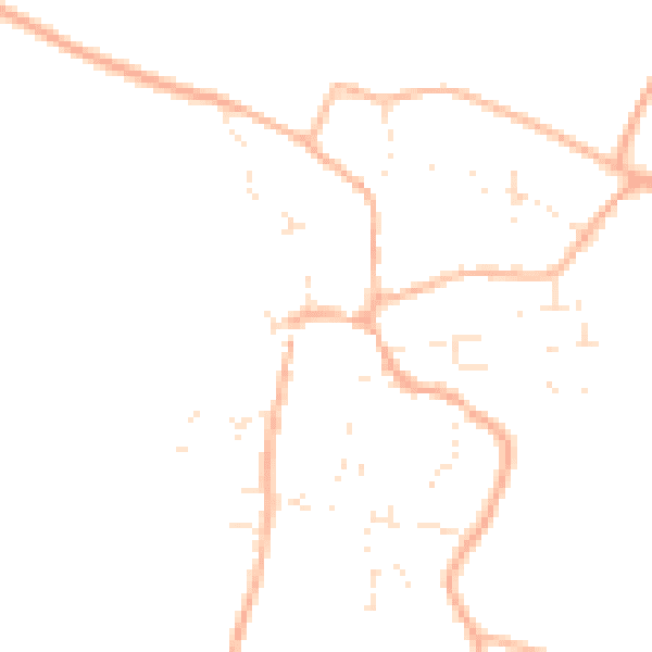 Daytime road noise heatmap for BS40 5LD