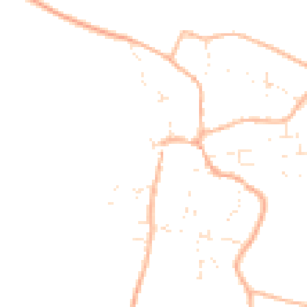 Daytime road noise heatmap for BS40 5LF