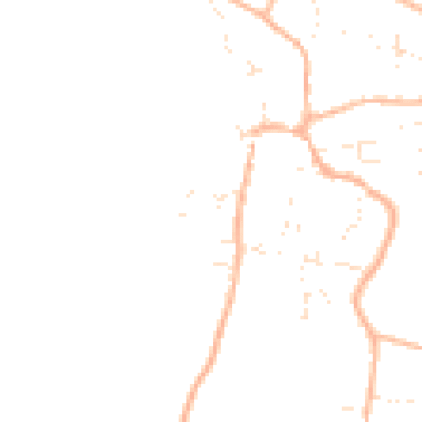 Daytime road noise heatmap for BS40 5LJ
