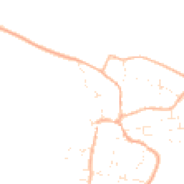 Daytime road noise heatmap for BS40 5NZ