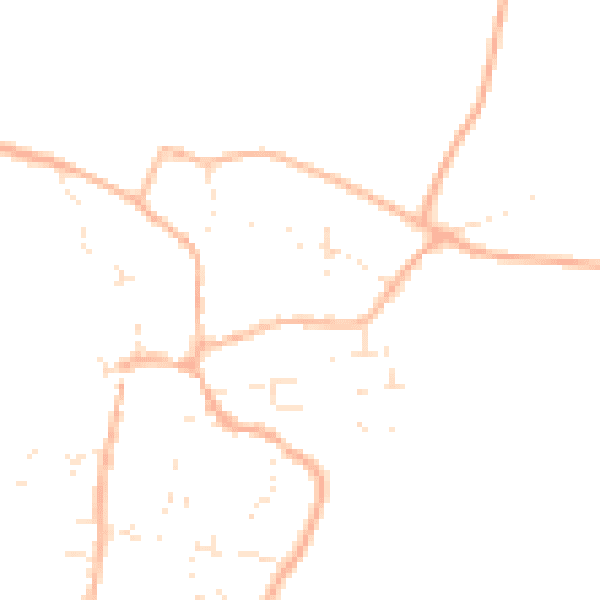 Daytime road noise heatmap for BS40 5PU