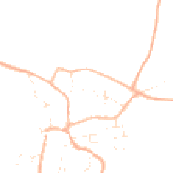 Daytime road noise heatmap for BS40 5PX