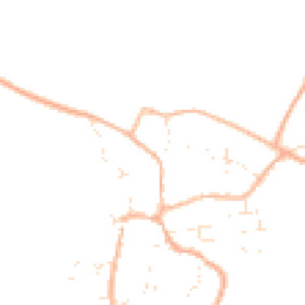 Daytime road noise heatmap for BS40 5QD