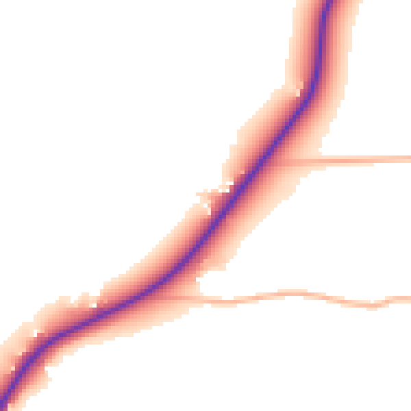 Daytime road noise heatmap for BS40 5TH