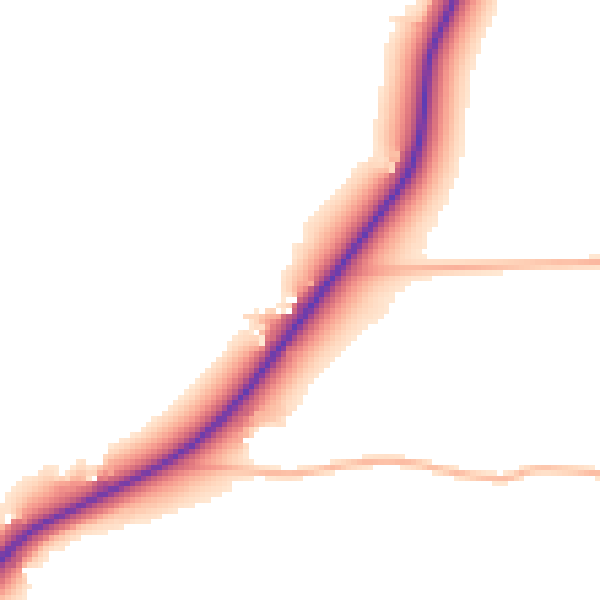 Daytime road noise heatmap for BS40 5TJ