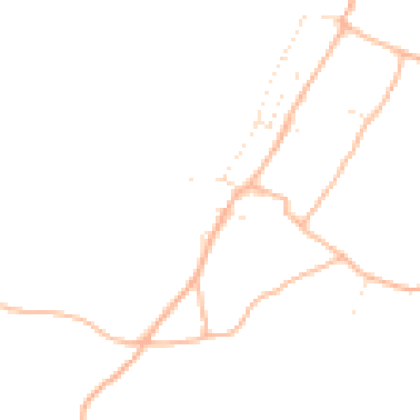 Daytime road noise heatmap for BS40 6DS