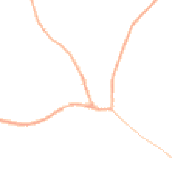Night-time road noise heatmap for BS40 6HF