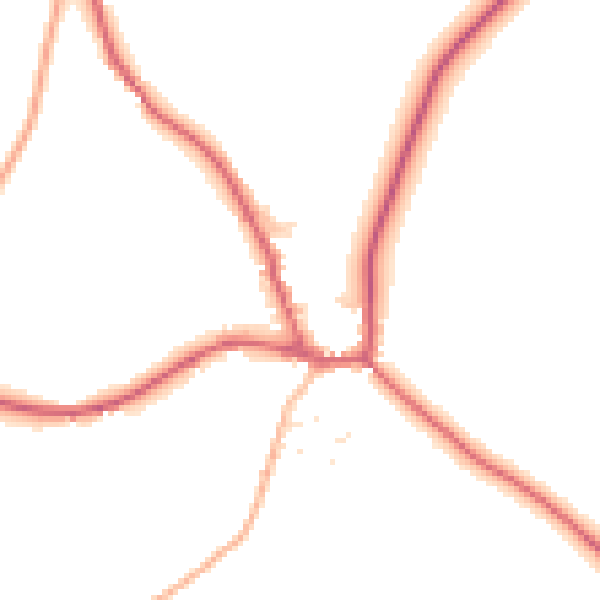 Daytime road noise heatmap for BS40 6HS