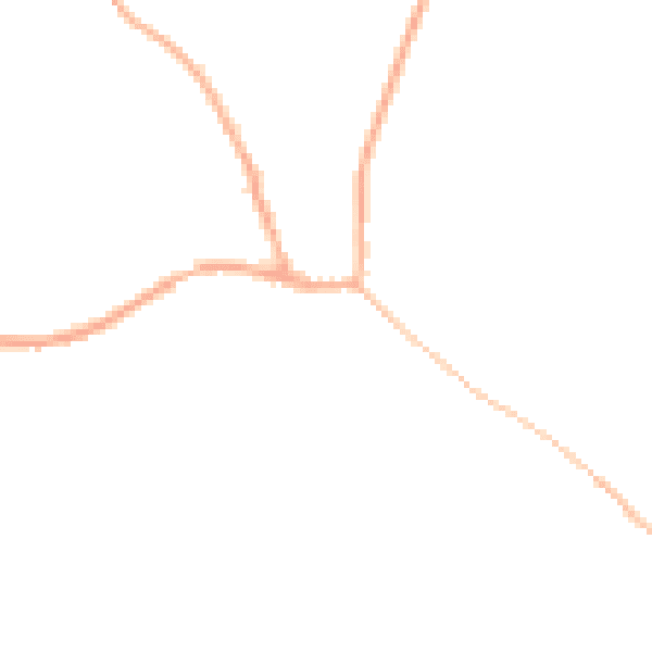 Night-time road noise heatmap for BS40 6HU