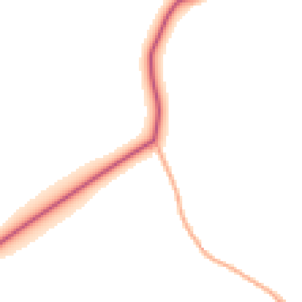 Daytime road noise heatmap for BS40 6HW