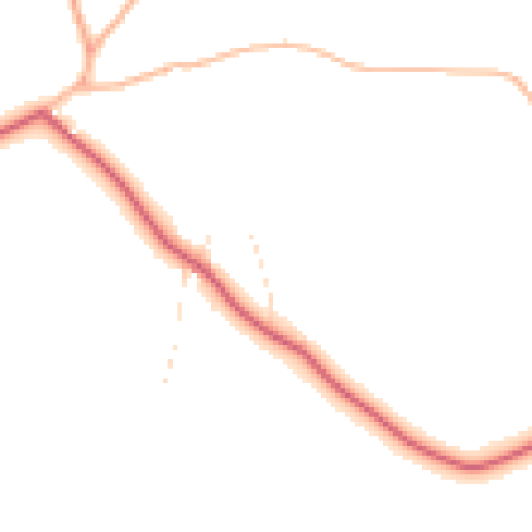 Daytime road noise heatmap for BS40 7AH