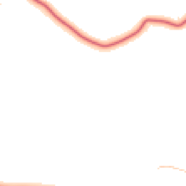 Daytime road noise heatmap for BS40 7AP