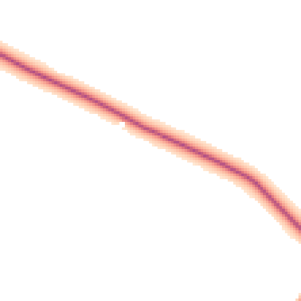 Daytime road noise heatmap for BS40 7XJ