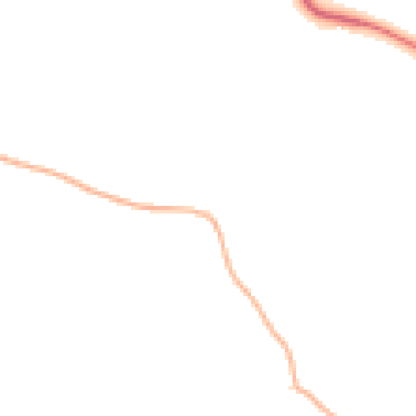 Daytime road noise heatmap for BS40 8UL