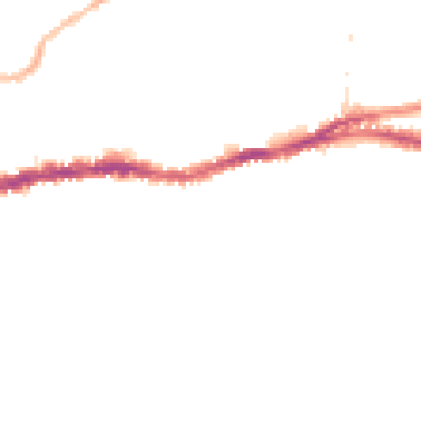 Night-time road noise heatmap for BS5 8EE
