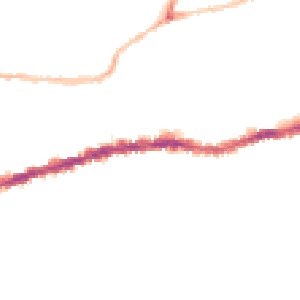 Night-time road noise heatmap for BS5 9HX