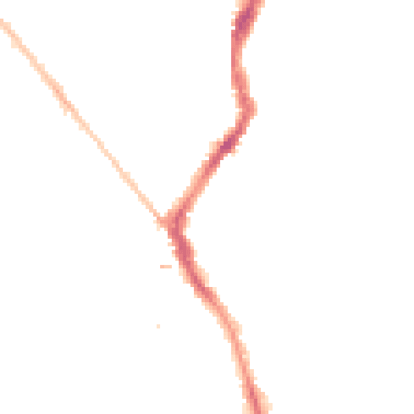 Night-time road noise heatmap for BS6 5AB