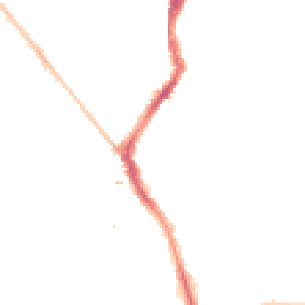 Night-time road noise heatmap for BS6 5AE