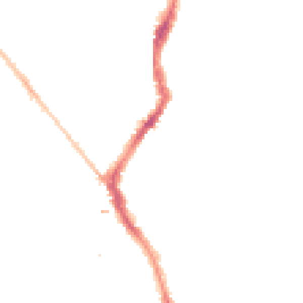 Night-time road noise heatmap for BS6 5AF