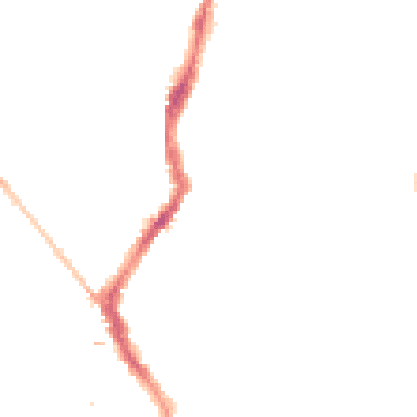 Night-time road noise heatmap for BS6 5AP