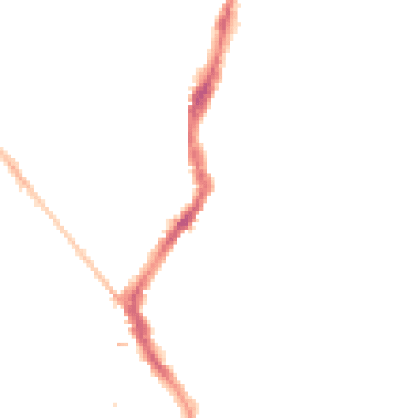 Night-time road noise heatmap for BS6 5AQ