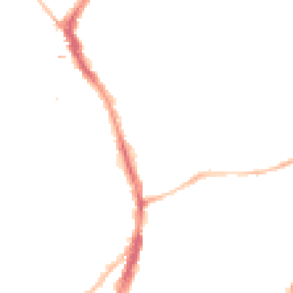 Night-time road noise heatmap for BS6 5BE
