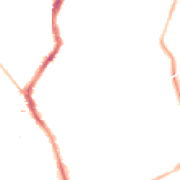 Night-time road noise heatmap for BS6 5BN