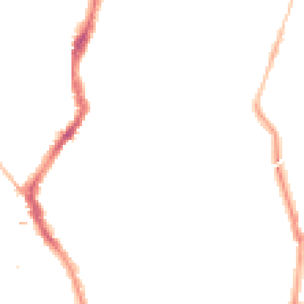 Night-time road noise heatmap for BS6 5BS