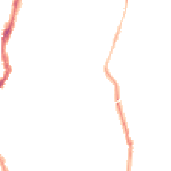 Night-time road noise heatmap for BS6 5DB