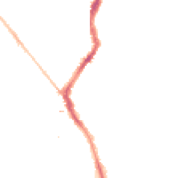 Night-time road noise heatmap for BS6 5DG