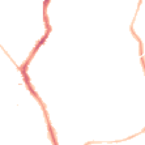 Night-time road noise heatmap for BS6 5DL