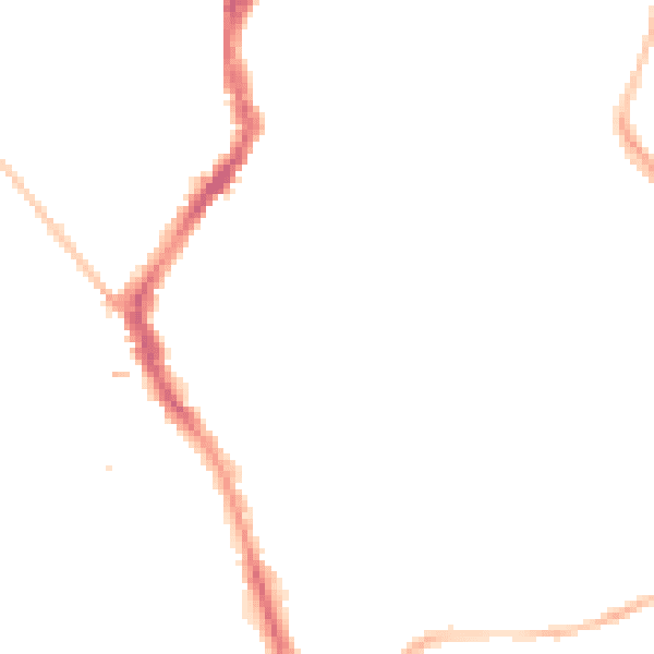 Night-time road noise heatmap for BS6 5DN