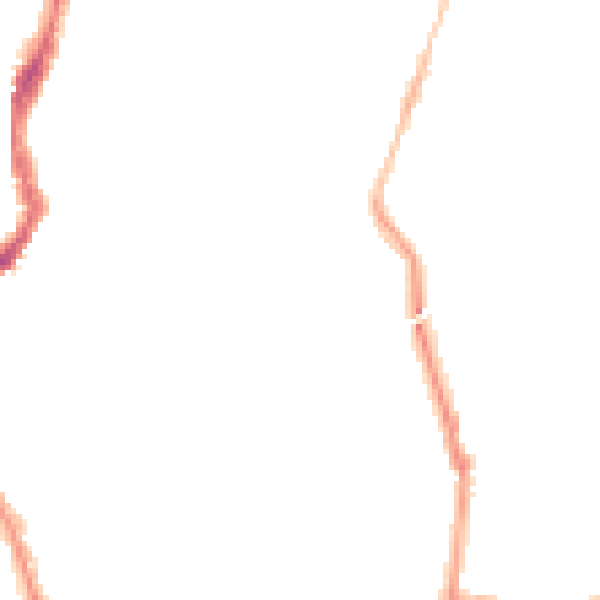 Night-time road noise heatmap for BS6 5DS