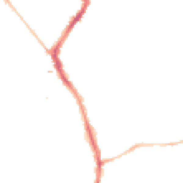 Night-time road noise heatmap for BS6 5EE