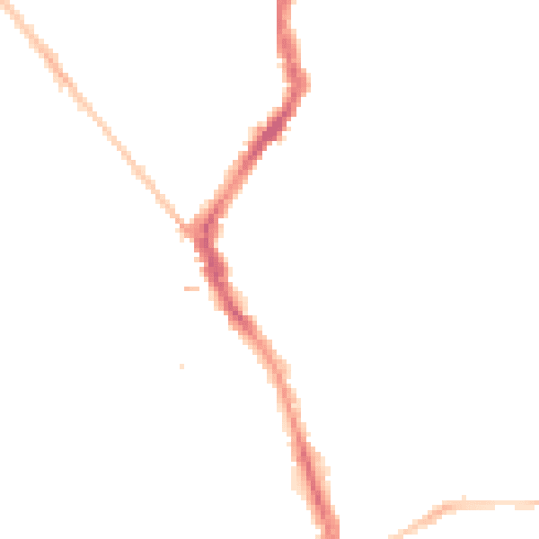 Night-time road noise heatmap for BS6 5HG