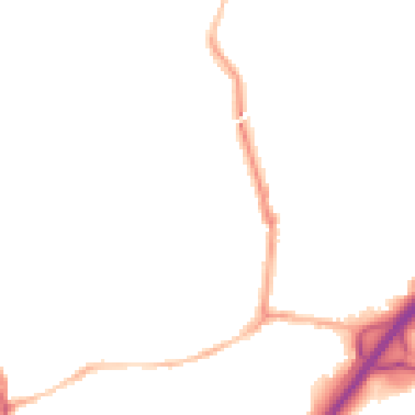 Night-time road noise heatmap for BS6 5JP