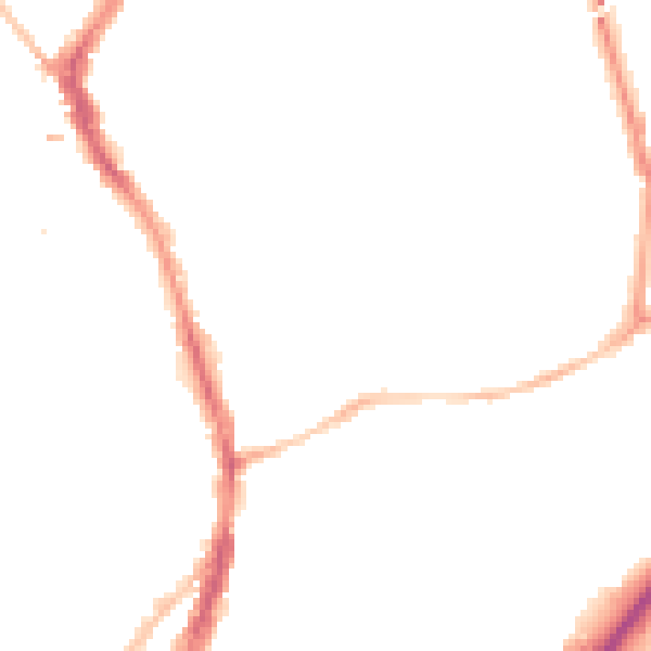 Night-time road noise heatmap for BS6 5QE