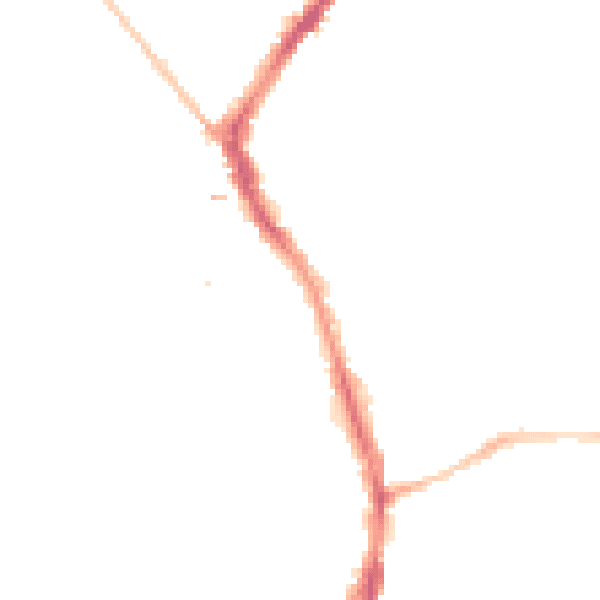 Night-time road noise heatmap for BS6 5RG