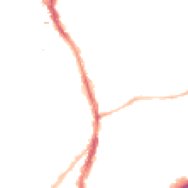 Night-time road noise heatmap for BS6 5RL
