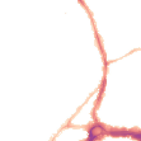 Night-time road noise heatmap for BS6 5SZ