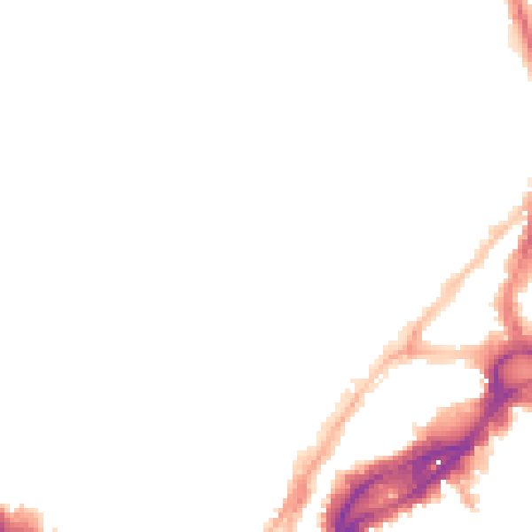 Night-time road noise heatmap for BS6 5UB