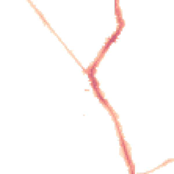 Night-time road noise heatmap for BS6 6AF