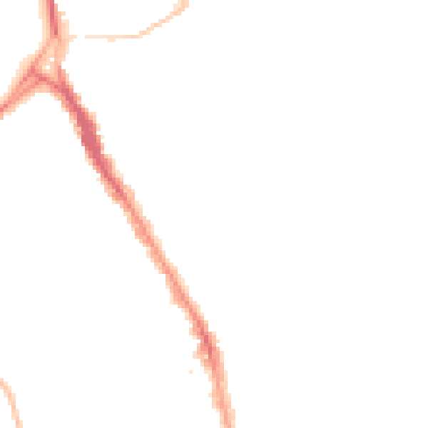 Night-time road noise heatmap for BS6 6LN