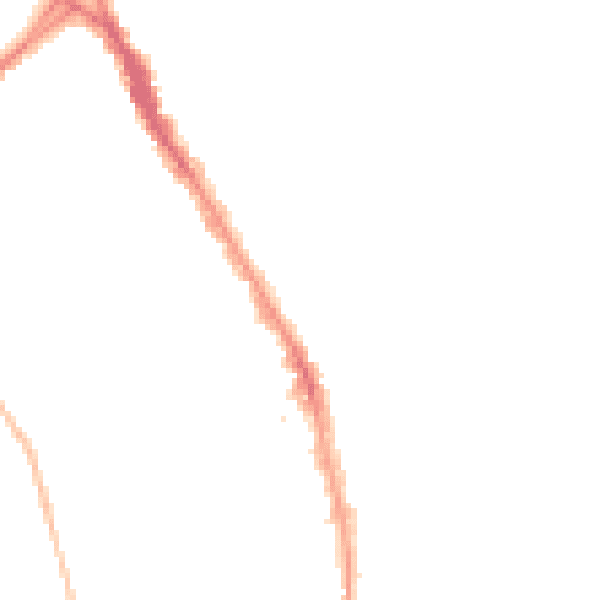 Night-time road noise heatmap for BS6 6ND
