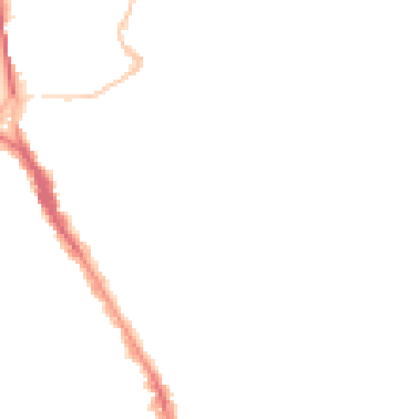 Night-time road noise heatmap for BS6 6RP